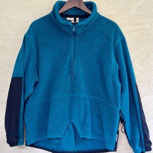 Vintage Woolrich Oversized Pullover Fleece Jacket Retro Winter Coat EUC XL
